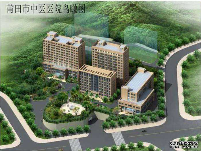 莆田市中医医院鸟瞰图